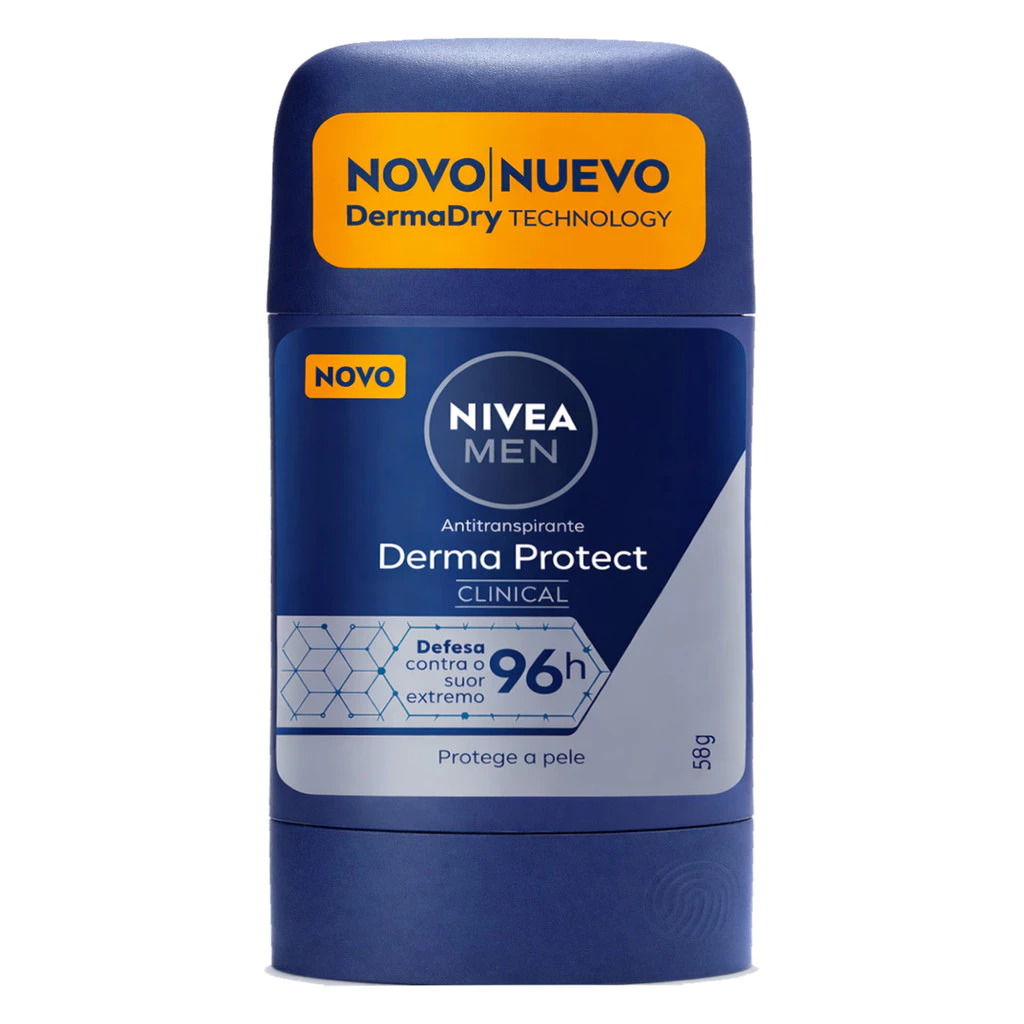 Desodorante Nivea Men Clinical Derma Protect stick masculino