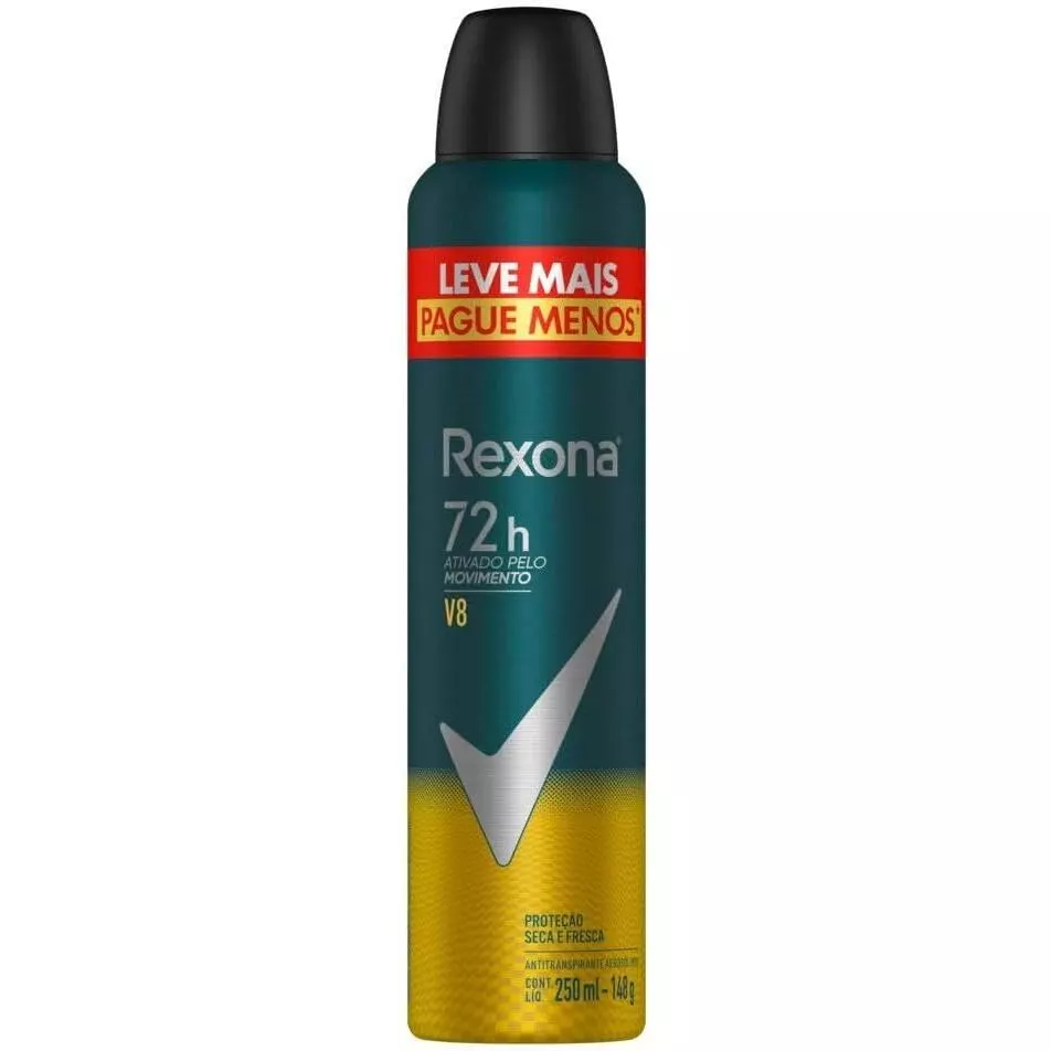 Desodorante Rexona Men V8 aerossol masculino
